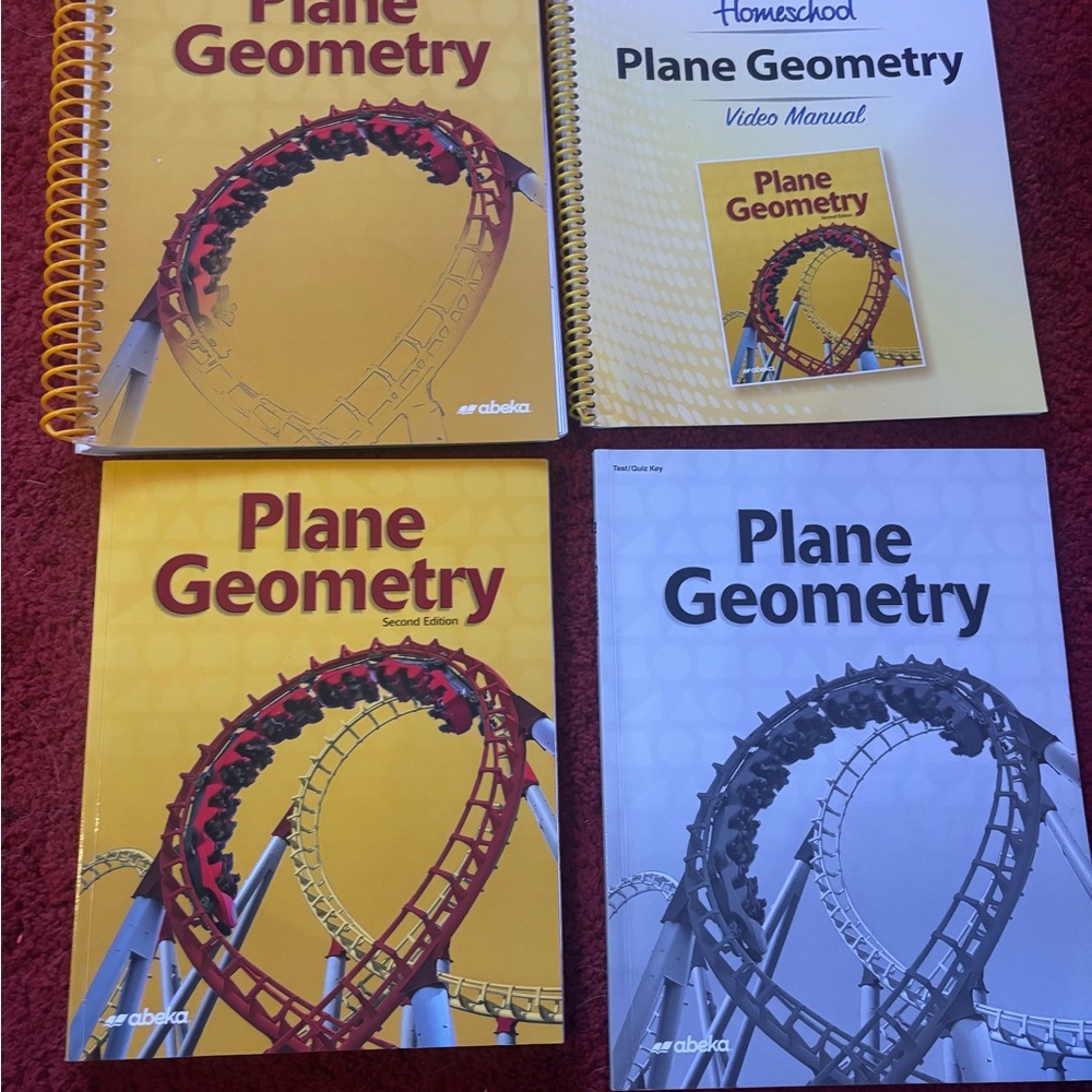 Abeka Plane Geometry Textbook Set